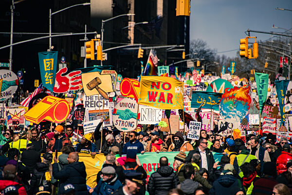 Over 100,000 Attend No Kings Protest In NYC.