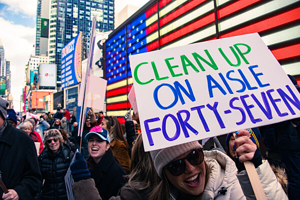 Over 100,000 Attend No Kings Protest In NYC.