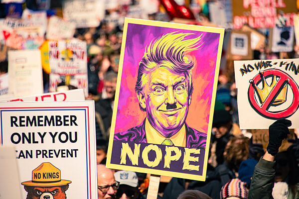 Over 100,000 Attend No Kings Protest In NYC.