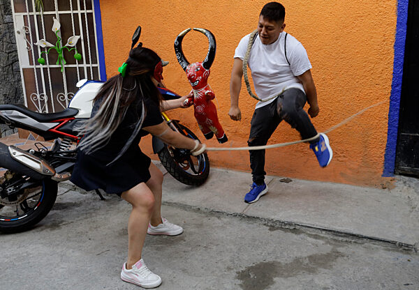 Judas Procession In Mexico