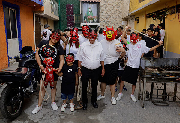 Judas Procession In Mexico