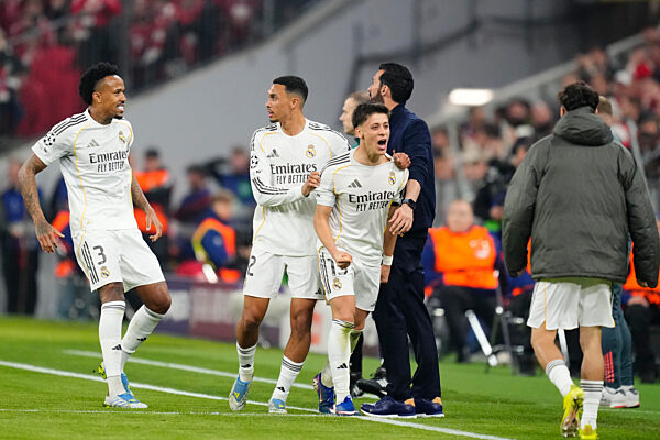 FC Bayern MÃ_nchen v Real Madrid CF - UEFA Champions League 2025/26 Quarter-Final Second Leg