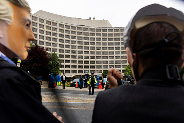 Protest At White House Correspondents' Dinner