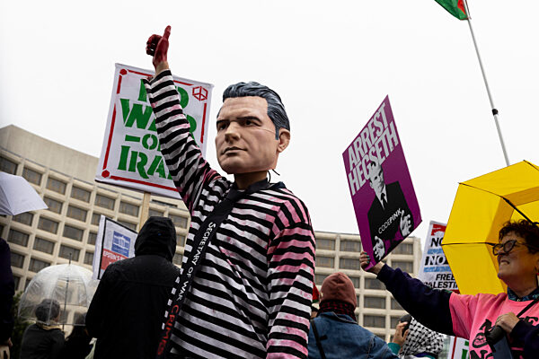 Protest At White House Correspondents' Dinner
