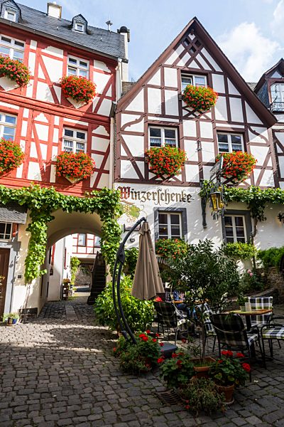 The old town of Beilstein on the Moselle river, Germany
