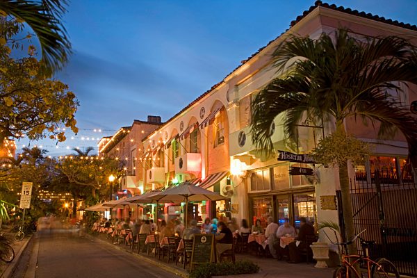 Espanola Way, Miami Beach, Florida, United States of America, North America