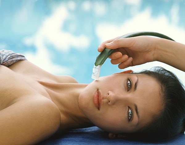 Aloe vera facial, Thailand, Southeast Asia, Asia