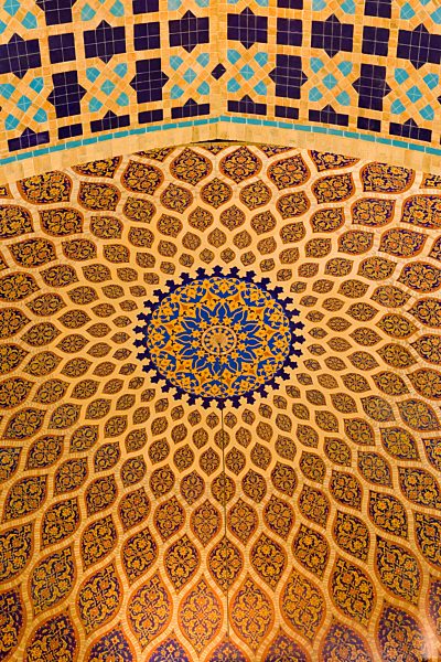 Detail of Persia Court, Ibn Battuta Shopping Mall, Dubai, United Arab Emirates, Middle East