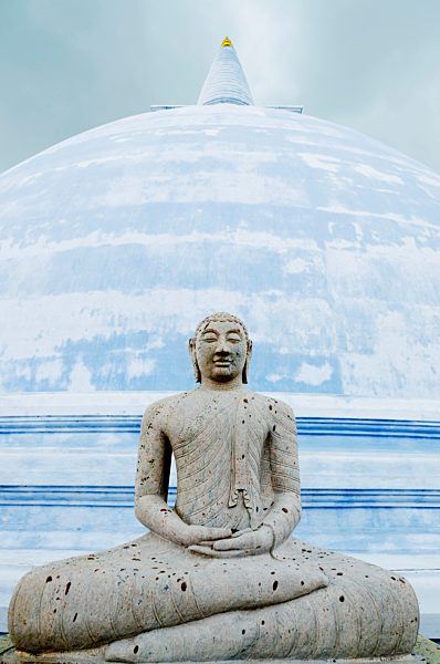 Thuparama Dagoba, Anuradhapura, UNESCO World Heritage Site, North Central Province, Sri Lanka, Asia