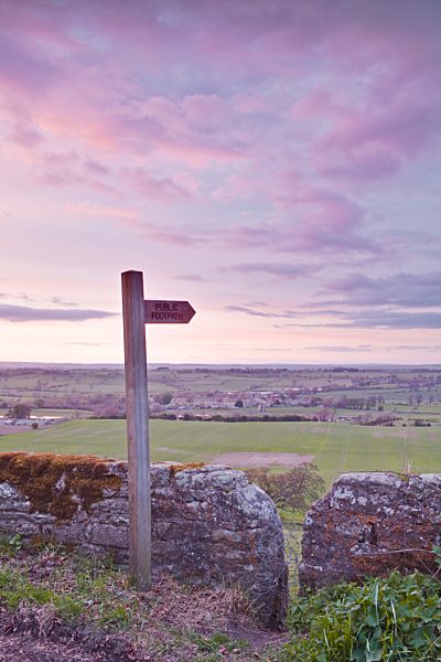 The North Yorkshire countryside from Kirby Hill.