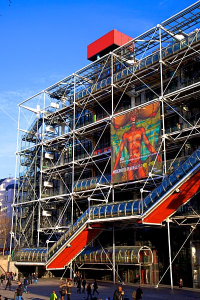 Pompidou Centre, Beaubourg, Paris, France, Europe