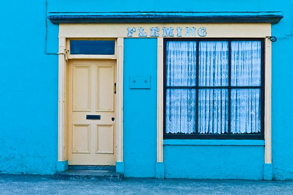 Fleming shop front at Courtmacsherry, County Cork, Ireland