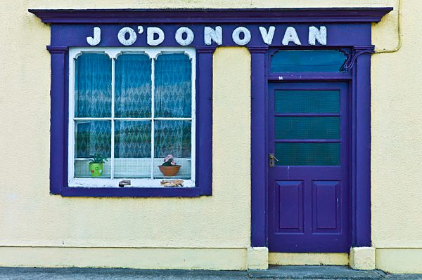 J'ODonovan shop front at Courtmacsherry, County Cork, Ireland