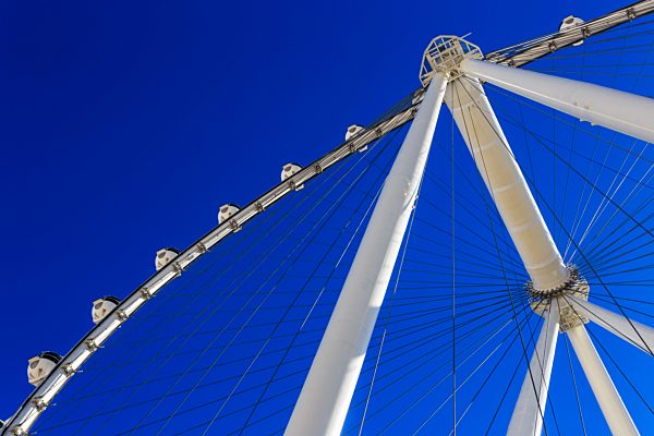 High Roller Observation Wheel section (world's largest), launched 31 March 2014, LINQ Development, Las Vegas, Nevada, USA