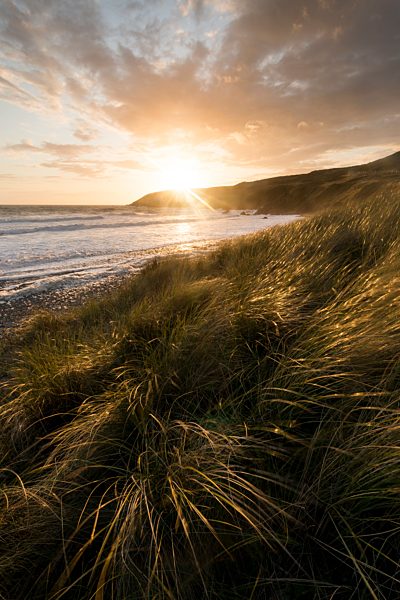 Sunset over The Pembrokeshire Coast National Park, Wales, UK