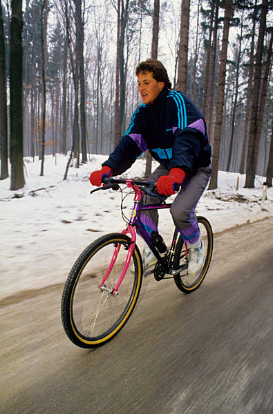 Fitness-Training Mercedes-Fahrer, Januar 1991