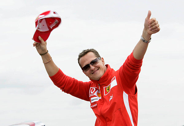 Motorsport / Formel 1 : Grosser Preis von Deutschland 2005 , Michael Schumacher ( GER , Ferrari )