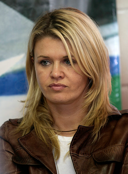 Motorsport / Formula 1: Grand Prix Brazil 2006, Corinna, wife of Michael Schumacher ( GER, Ferrari )