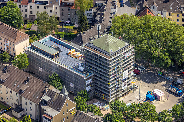 Umbau des Bunker- Gebäudekomplex "we-house Herne" in Herne im Bundesland Nordrhein-Westfalen, Deutschland