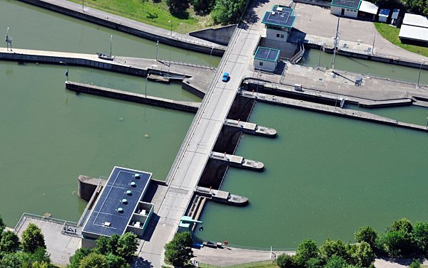 Schleuse Riedenburg im Bundesland Bayern