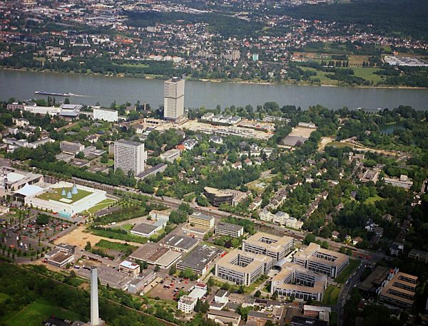 Altes Regierungsviertel in Bonn im Bundesland Nordrhein-Westfalen