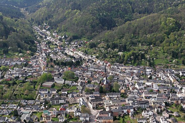 Ortsansicht des Ortsbezirkes Euren in Trier im Bundesland Rheinland-Pfalz