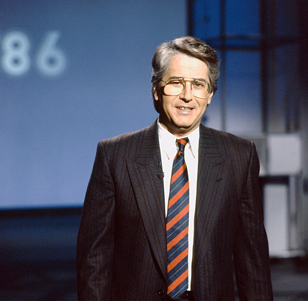 Frank ELSTNER im Fernsehstudio