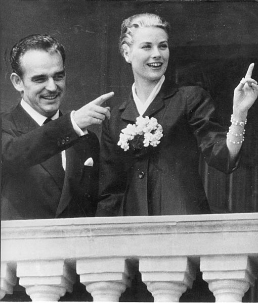 Fürst RAINIER III. und Grace KELLY, 1956