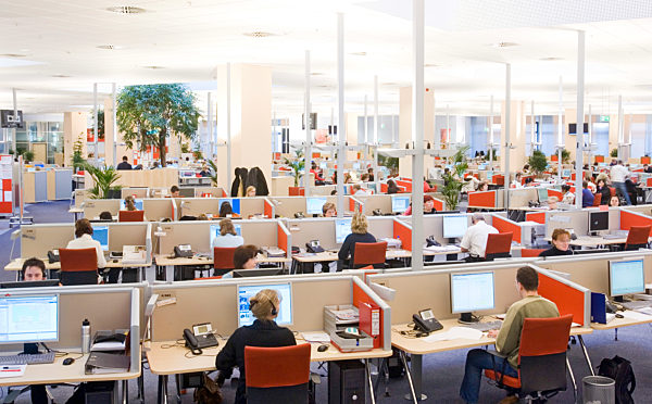 Callcenter der Quelle Communication Center Berlin GmbH