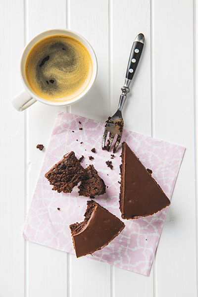 Chocolate brownies cake.