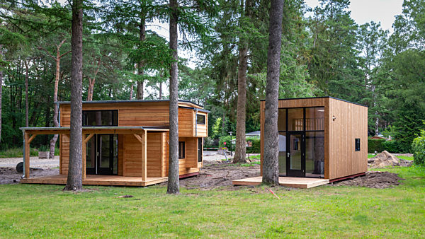 Dutch wooden tiny houses