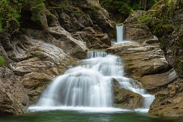 Wasserfall im Ostertaltobel, Allgaeu, Deutschland