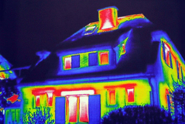 infrared measurement for thermal insulation of a building