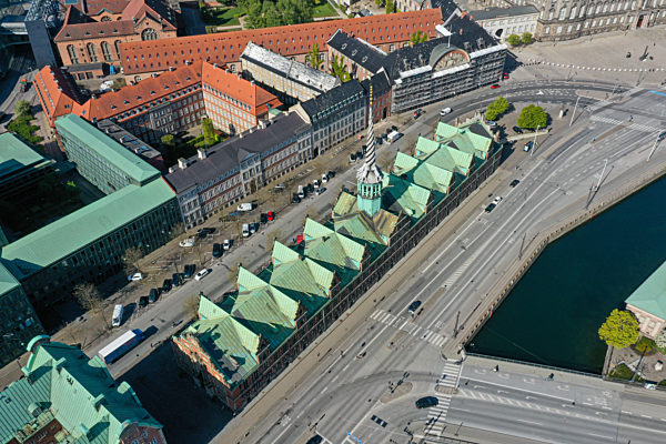 Old Stock Exchange Building in Copenhagen, Denmark