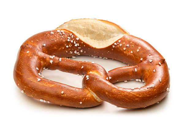 Laugenbrezel freigestellt
