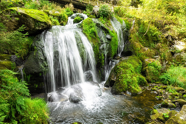 waterfall at Triberg in the black forest area Germany