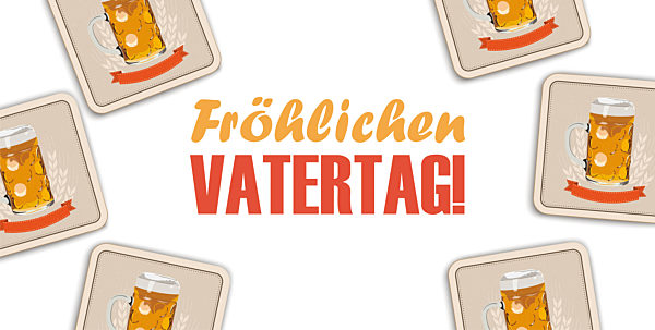 White Background Beer Vatertag Centre