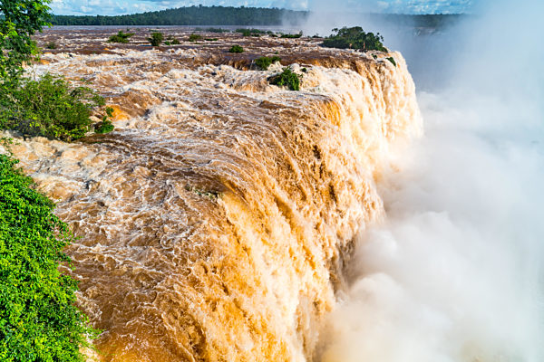 View of Brazilian Iguazu Falls