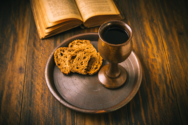 The sacrament of holy communion - bread