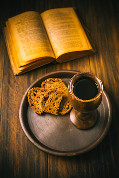The sacrament of holy communion - bread