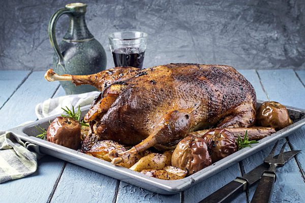 Roast Goose with Potatoes