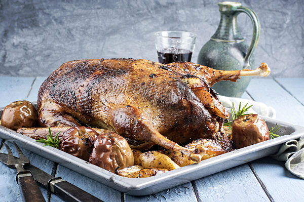 Roast Goose with Potatoes
