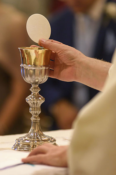 During the Communion
