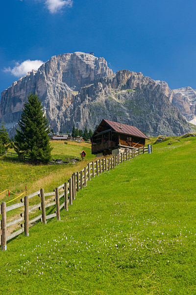 mountain hut in the Dolomites