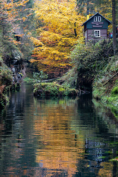 Edmundsklamm Elbsandsteingebirge böhmische Schweiz