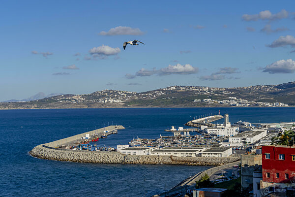 Scenic View Of Nouveau Port de Peche in Tangier, Morroco