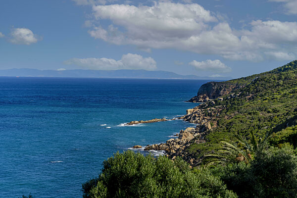 Scenic View Of the Mediterranean Sea From Morocco