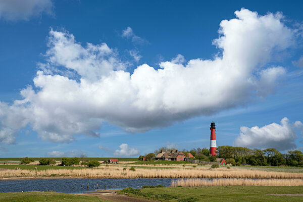 Lighthouse of Pellworm, North Frisia, Germany