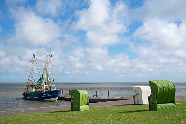 Coastline of Pellworm, North Frisia, Germany
