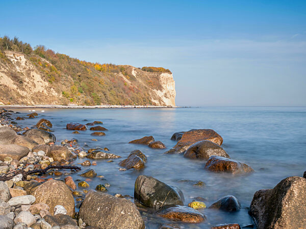 White Cape Arkona cliff. Cape Arkona is the top of the Wittow peninsula